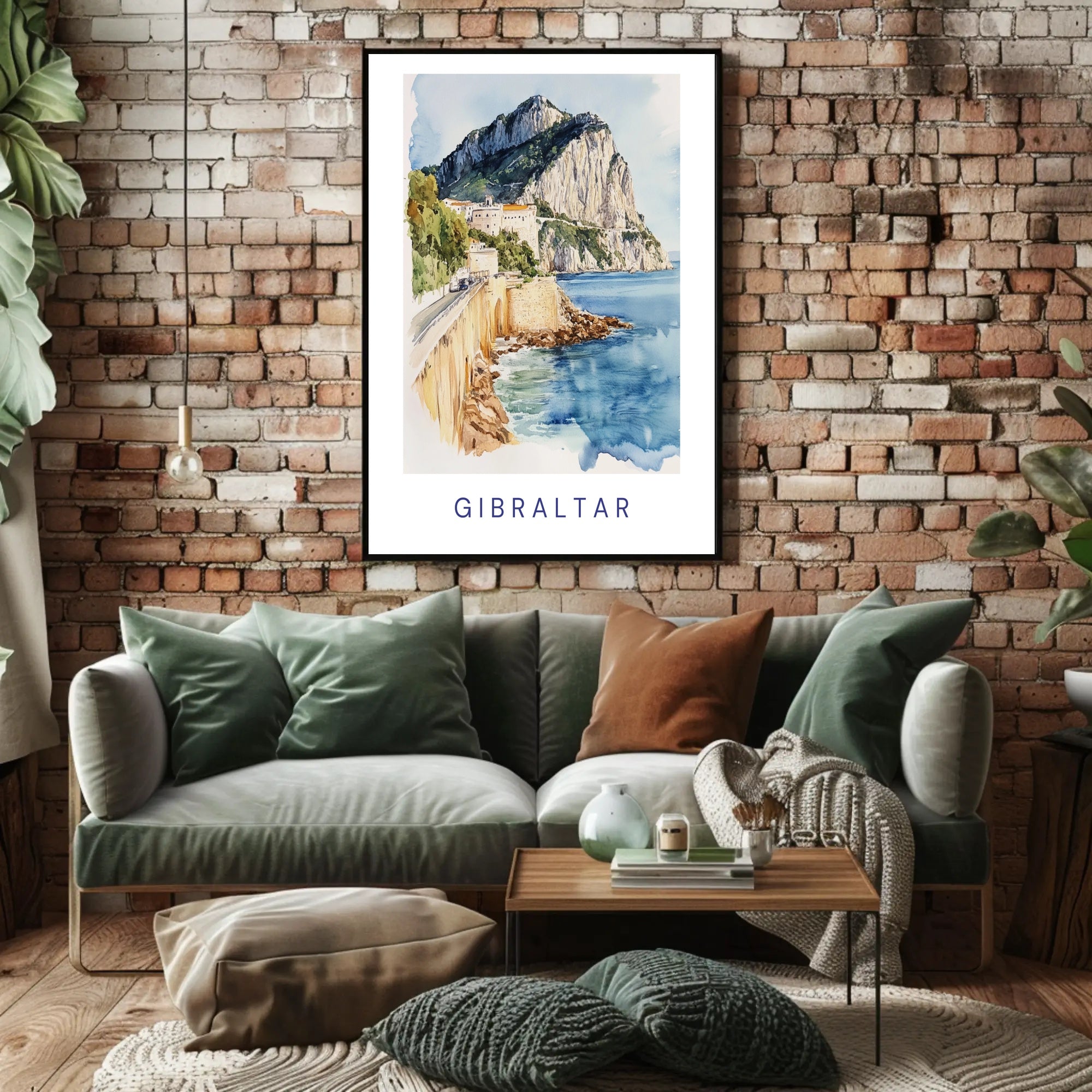 Scenic Gibraltar Poster PosterGoat