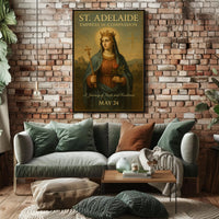 St. Adelaide Empress of Compassion Poster PosterGoat