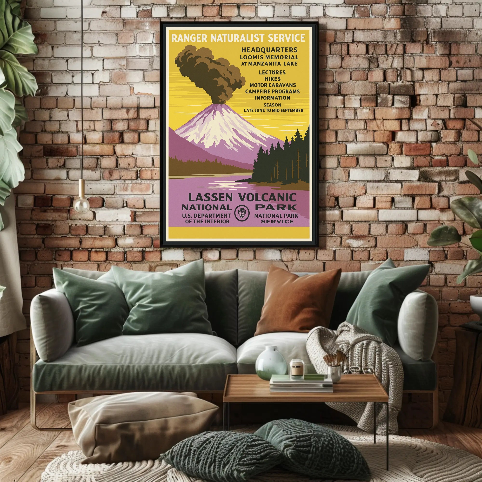 Explore Lassen Volcanic National Park Poster PosterGoat