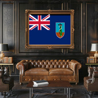 Montserrat Flag Poster