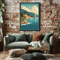 Tranquil Coastal Lighthouse Poster