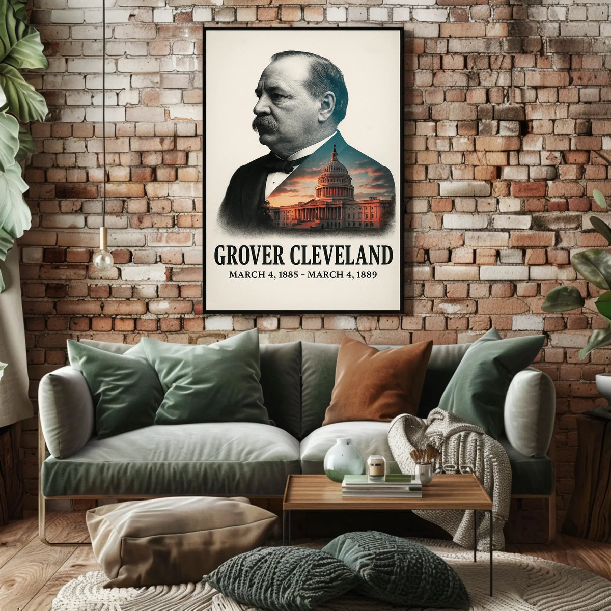 Grover Cleveland 22nd President of the United States Reflections Poster