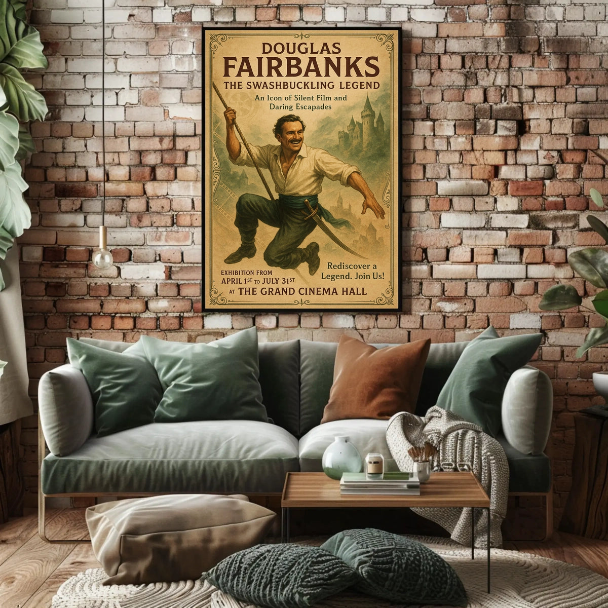 Douglas Fairbanks The Swashbuckling Legend Poster