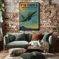 F-5E Tiger II Dominating the Skies Poster PosterGoat