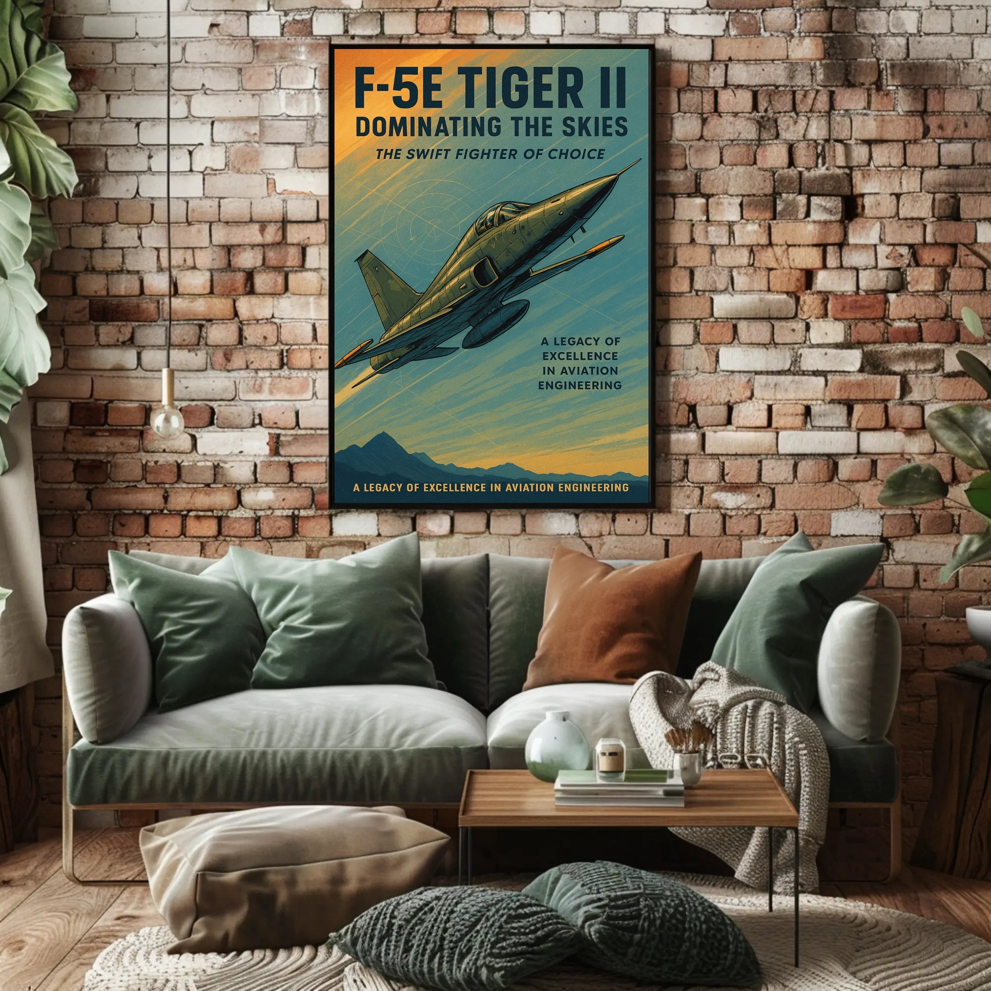 F-5E Tiger II Dominating the Skies Poster PosterGoat