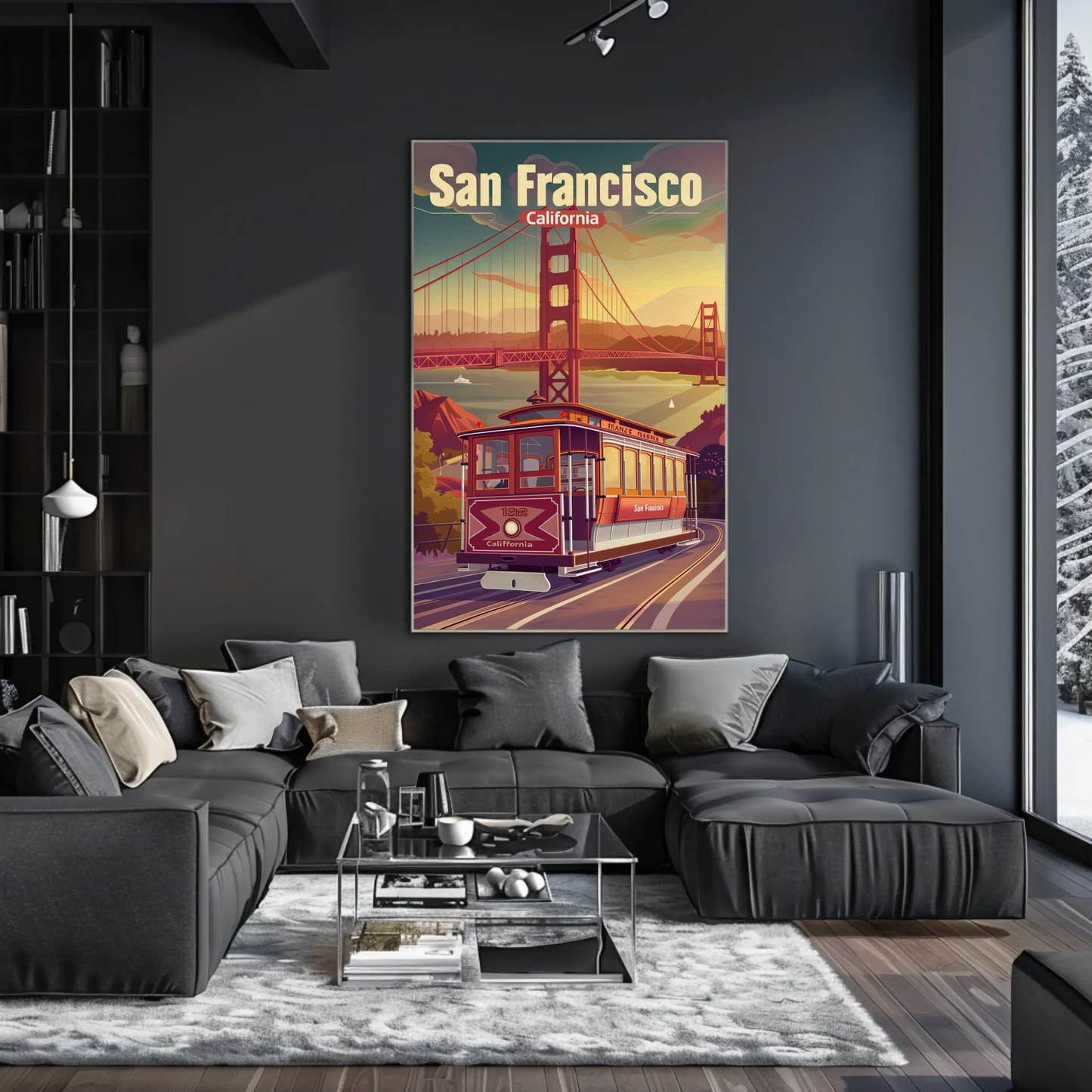 Golden Gate Bridge San Francisco Travel Poster