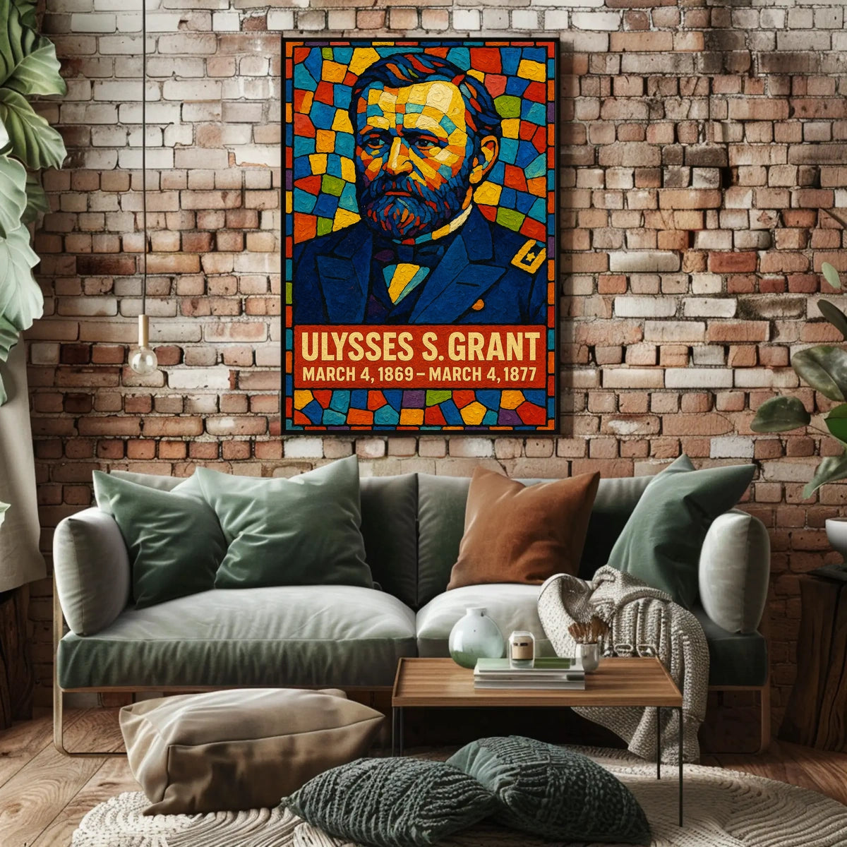 Ulysses S. Grant 18Th President Poster