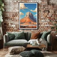 Guadalupe Mountains Poster Scenic National Park Print