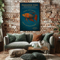 Paradise Fish Fresh Water Jewel Poster