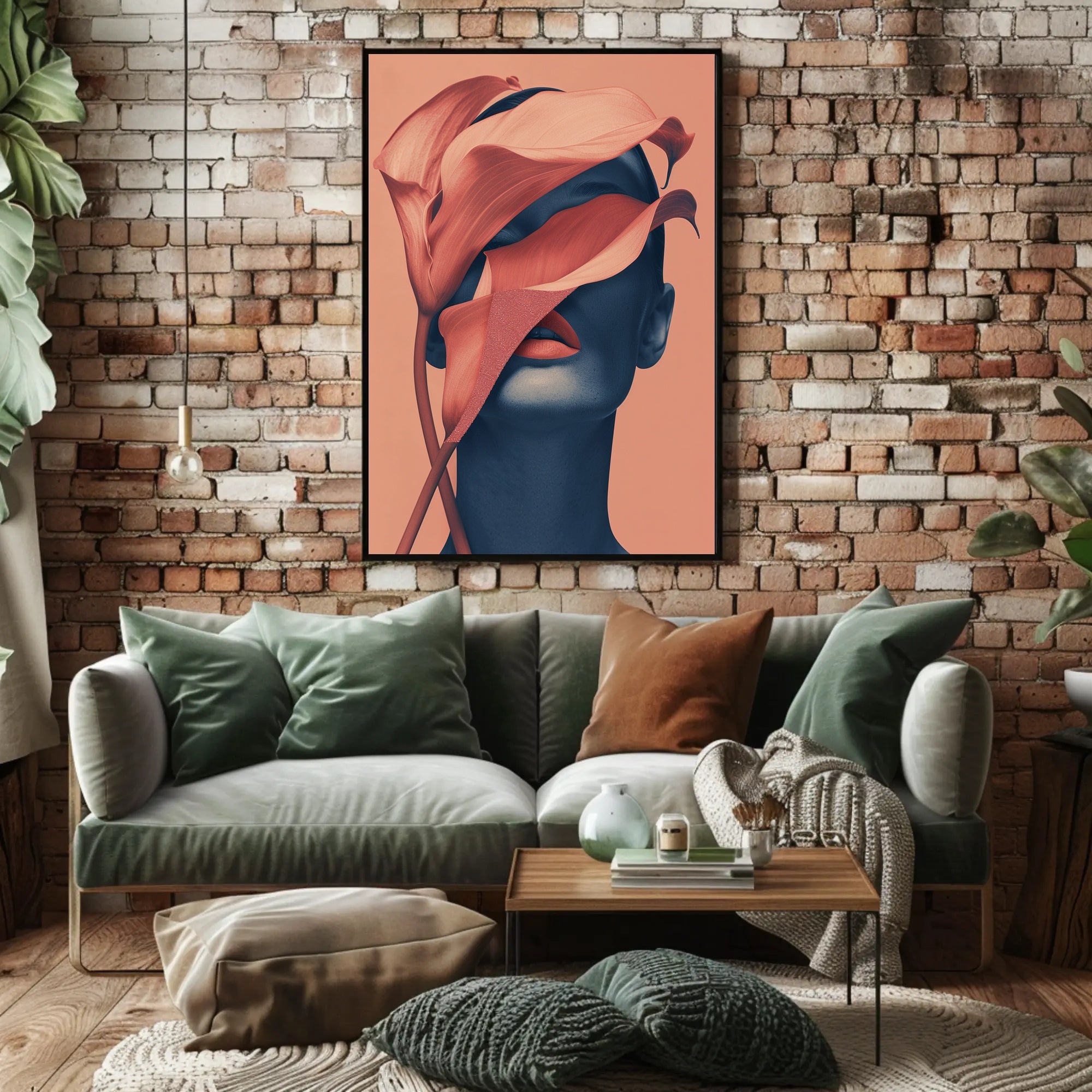 Striking Surreal Female Art Abstract or Artistic Poster PosterGoat