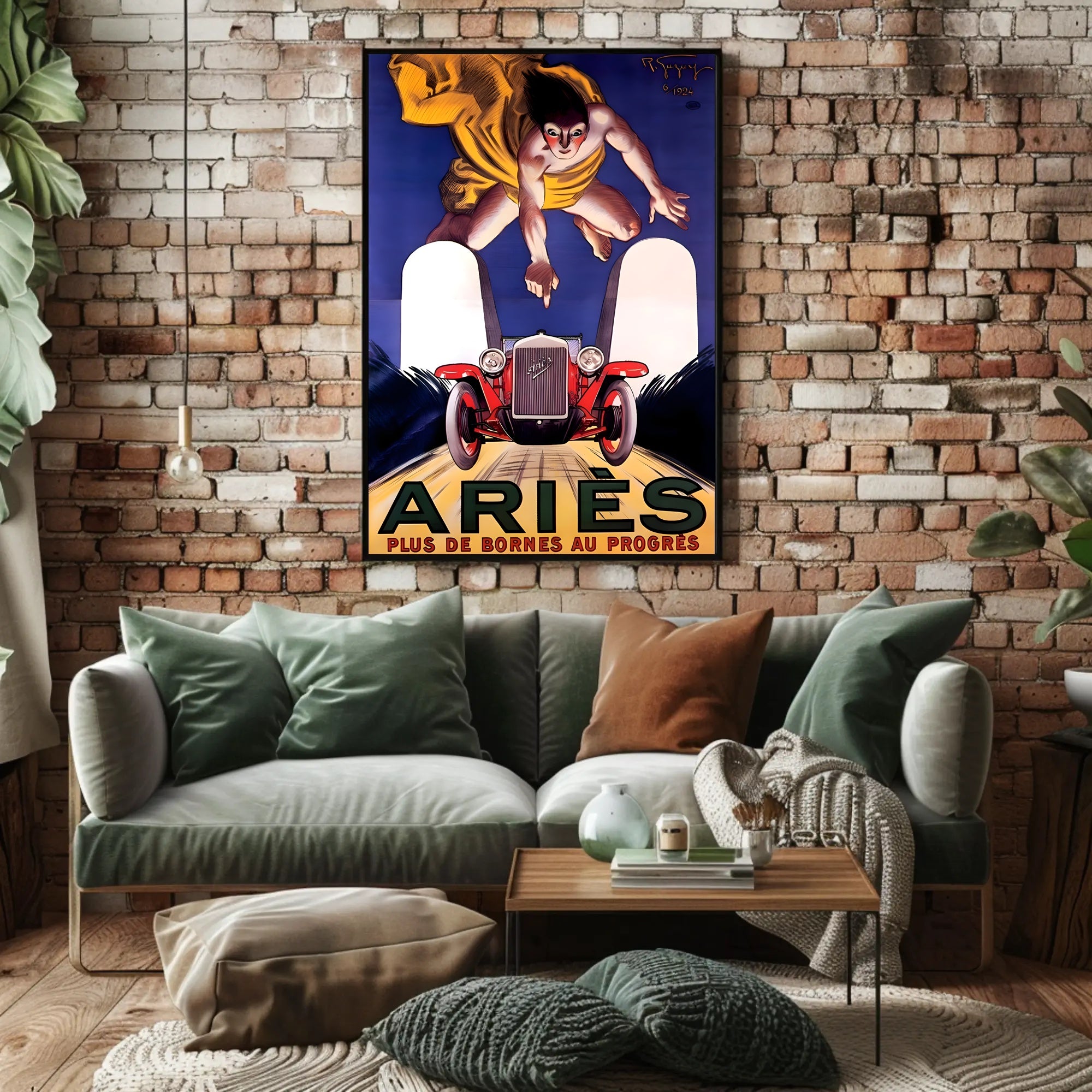 Aries Automotive Advertisement Poster