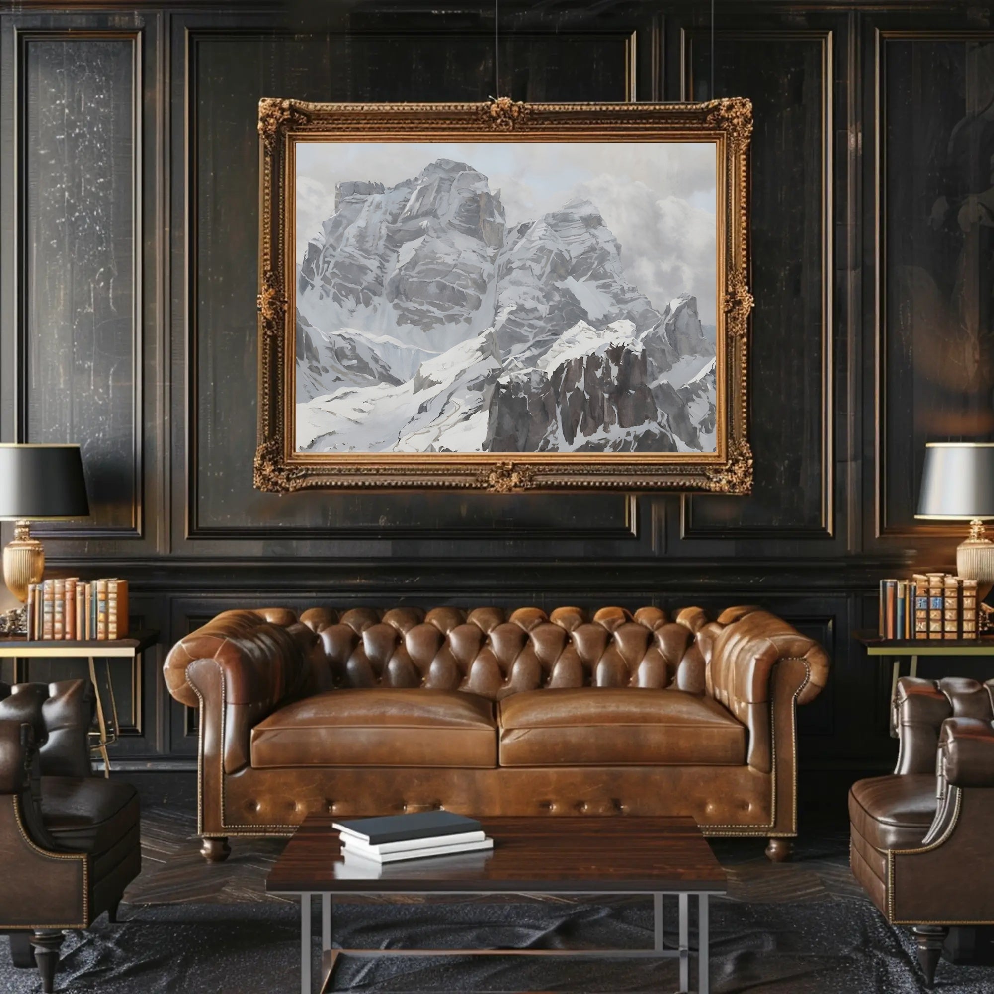 Majestic Alpine Peaks Poster