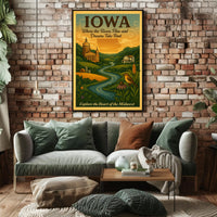 Explore The Heart Of The Midwest Poster