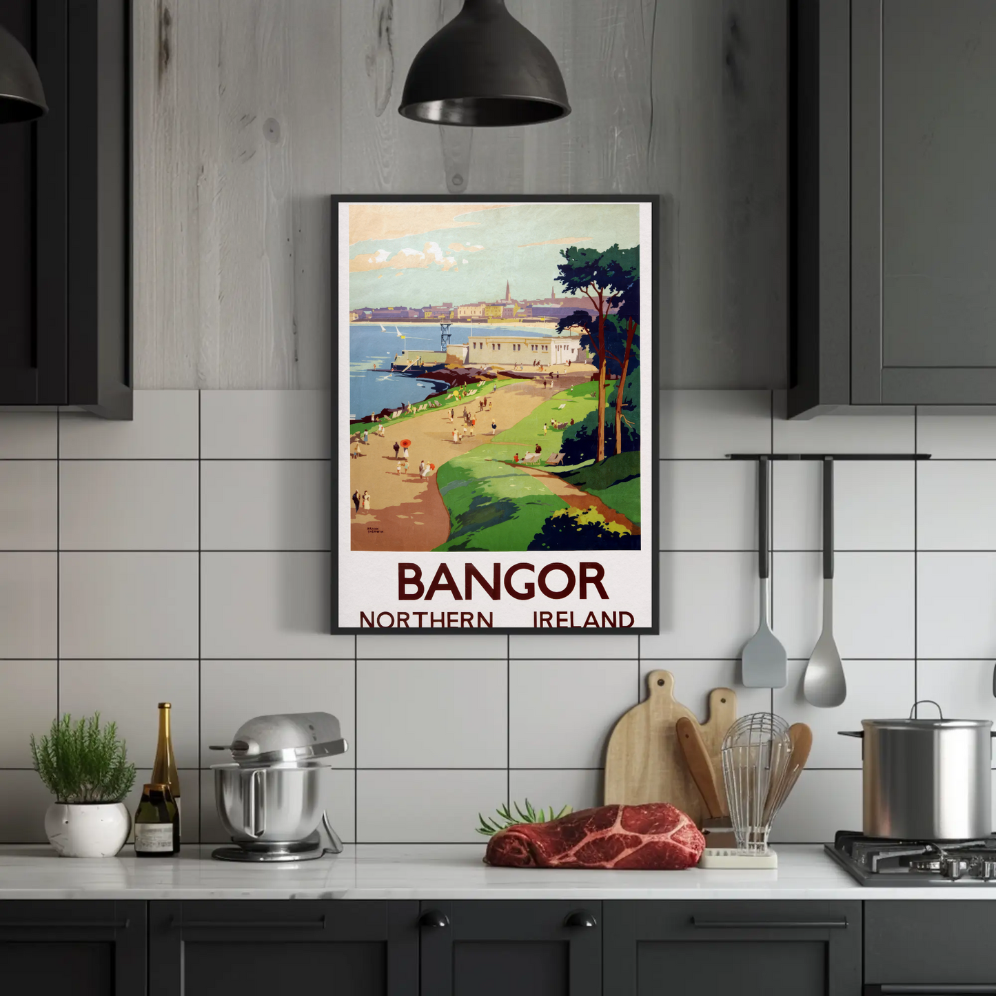 Vintage Poster - Bangor Northern Ireland