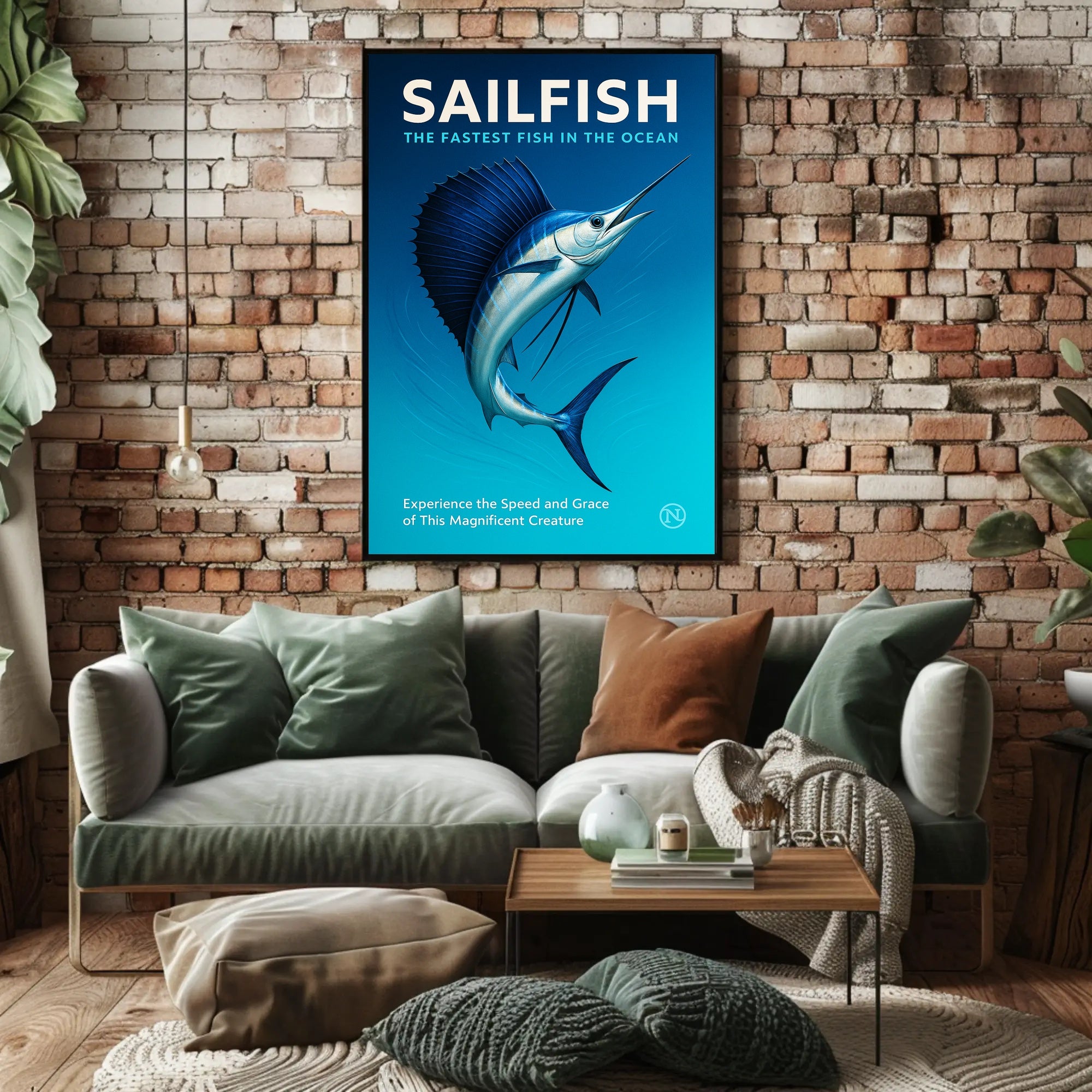 Sailfish The Fastest Fish in the Ocean Poster PosterGoat