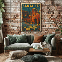 Santa Fe Luminaria Nights Poster