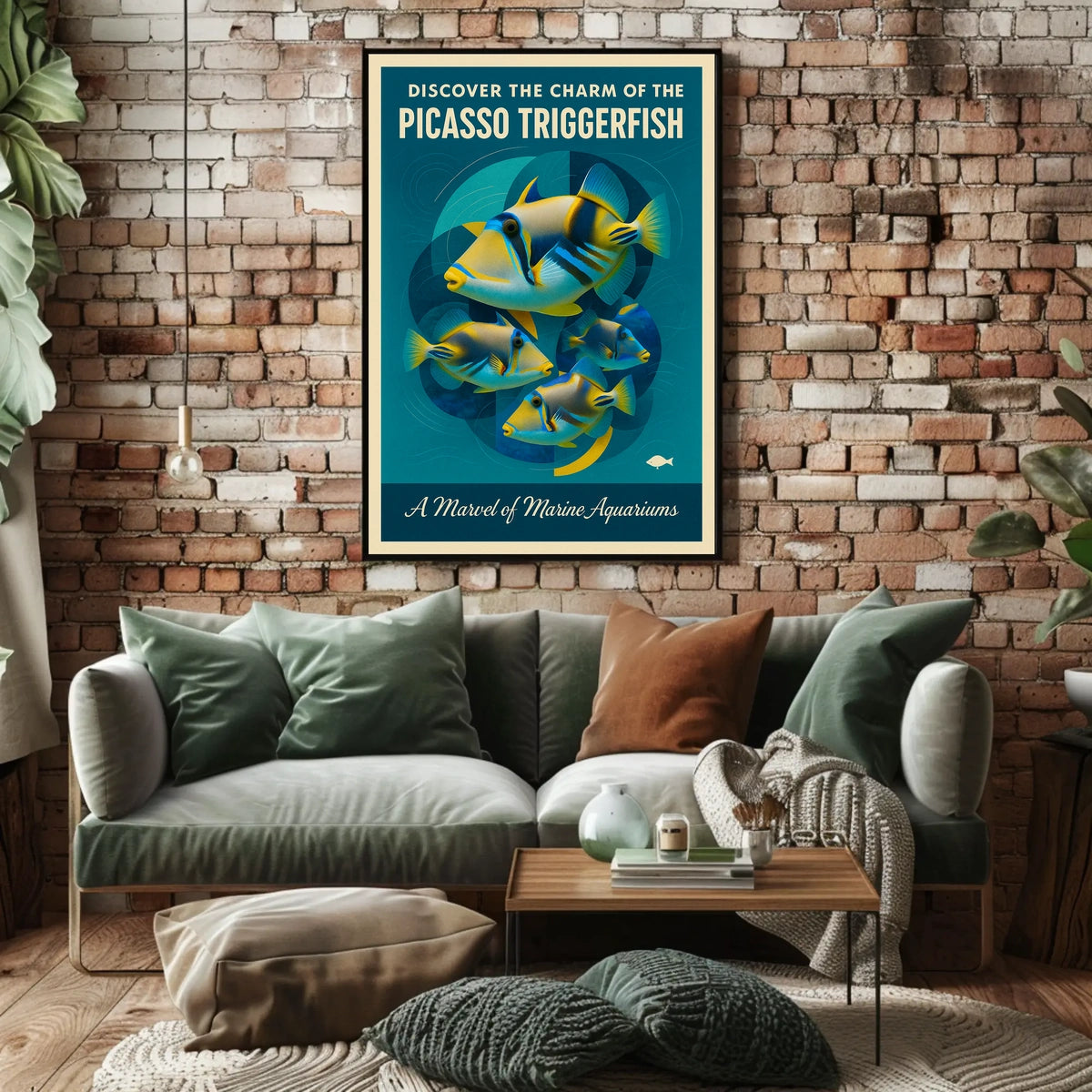 Discover the Charm of the Picasso Triggerfish Poster