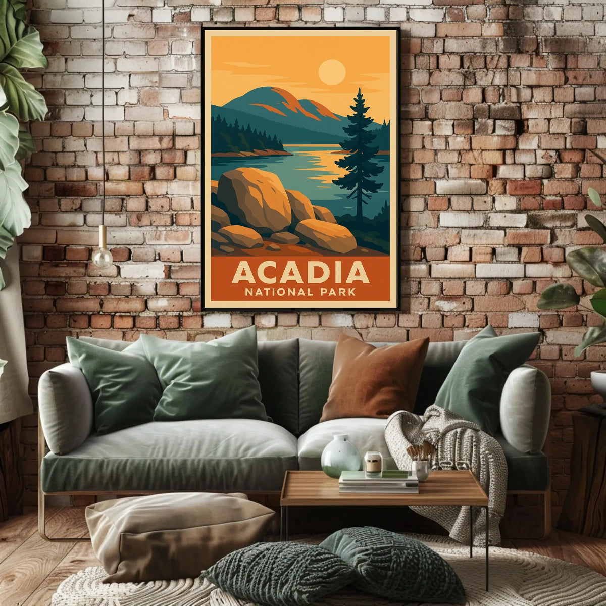 Acadia National Park Scenic Wanderlust Poster