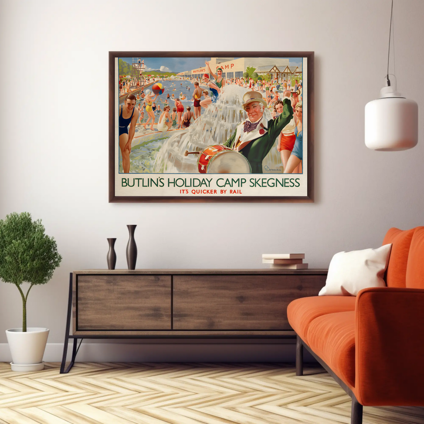 Butlin's Holiday Camp Skegness Poster