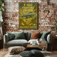 F-16C Fighting Falcon Poster PosterGoat
