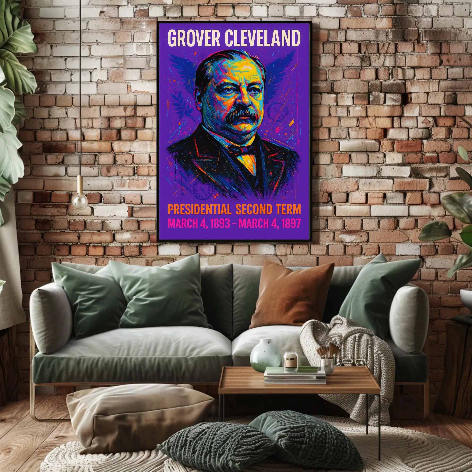 Grover Cleveland Presidential Second Poster
