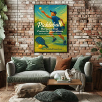 Pickleball Connecting Generations Poster