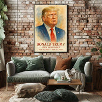 Visionary in Command Donald Trump Poster