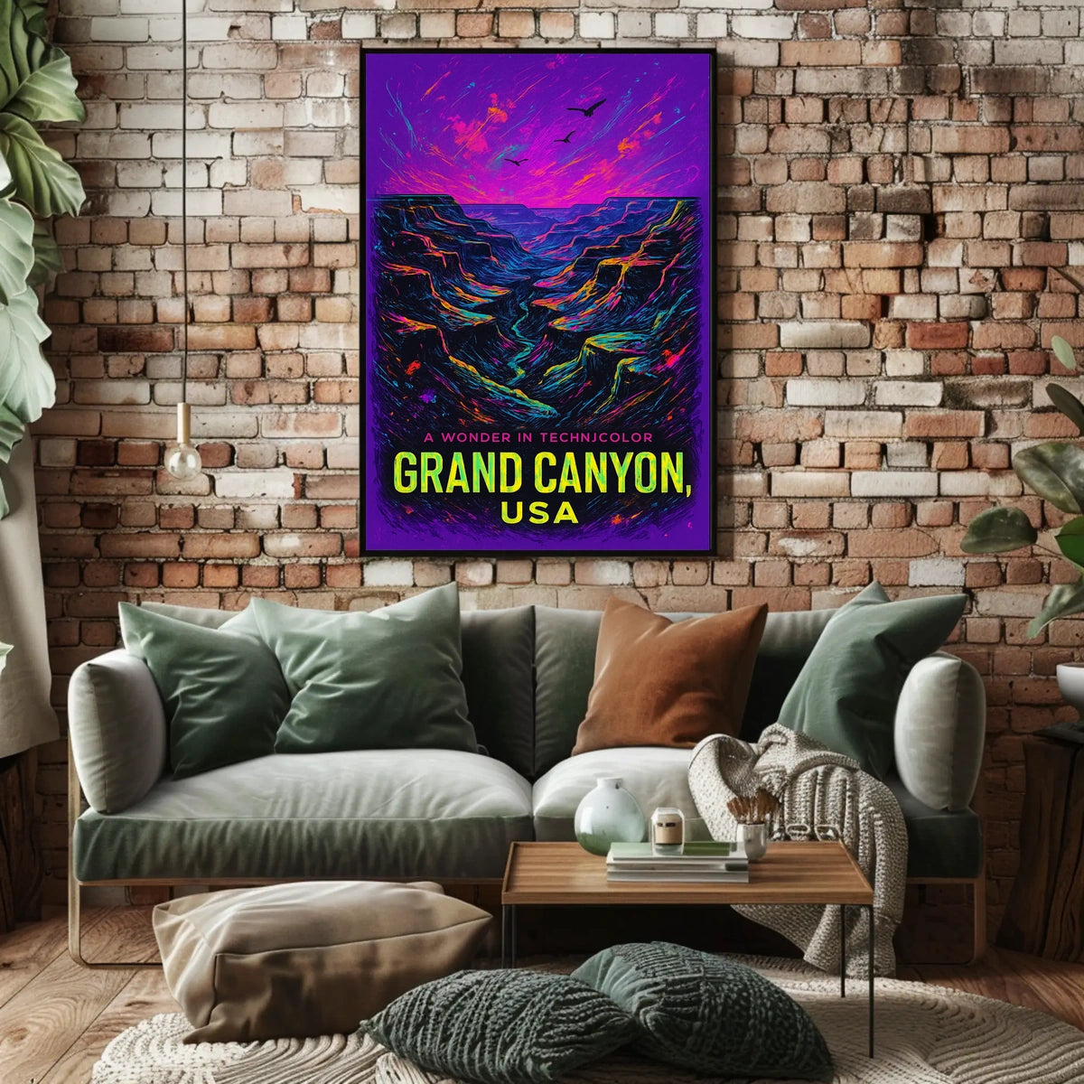 Grand Canyon A Wonder in Technicolor Poster