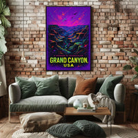 Grand Canyon A Wonder in Technicolor Poster