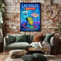 Las Vegas Sin City Poster PosterGoat