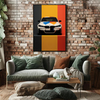 Vibrant Automotive Design Poster PosterGoat
