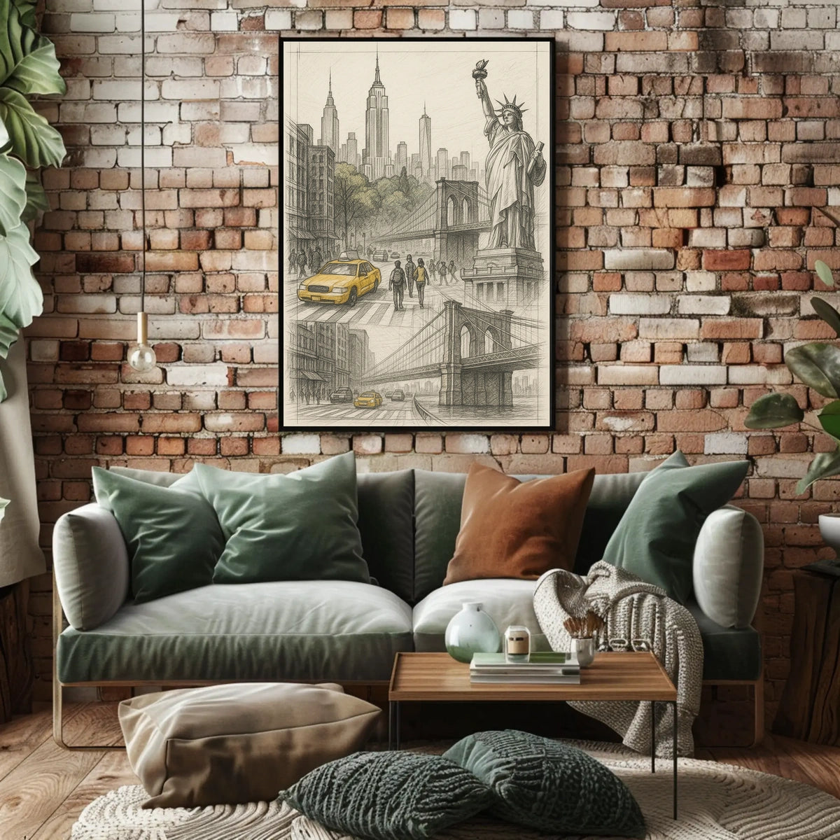 Iconic New York City Art Poster For NYC Home Decor Lovers