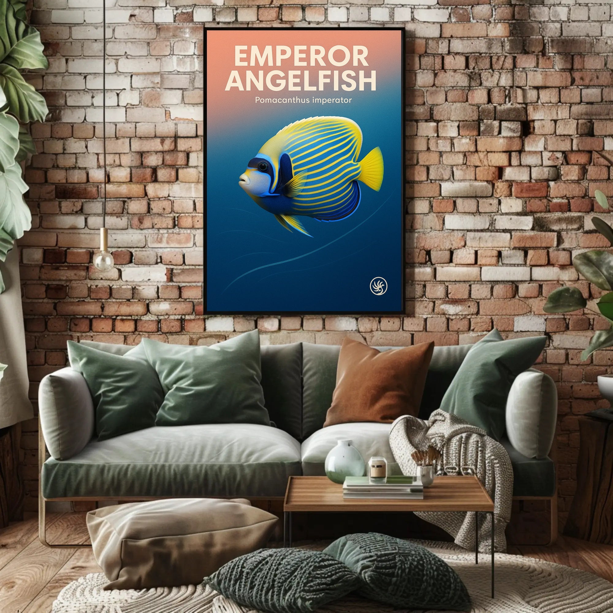 Emperor Angelfish Poster PosterGoat