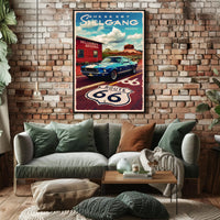 Journey Through Route 66 Poster