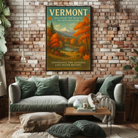 Discover Vermonts Seasons Poster