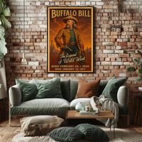 Rugged Wild West Legend: Historical or Presidential Poster