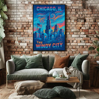 Chicago, IL The Windy City Poster