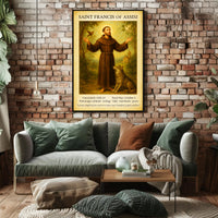 Saint Francis of Assisi Poster PosterGoat