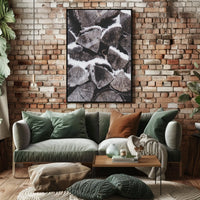 Rustic Winter Serenity Photorealistic Abstract or Artistic Poster