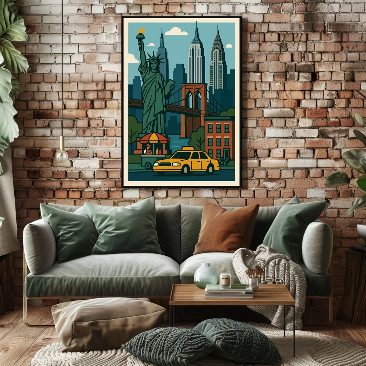 Iconic New York City Vibes Poster