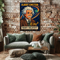 Albert Einstein Theory Of Relativity Poster