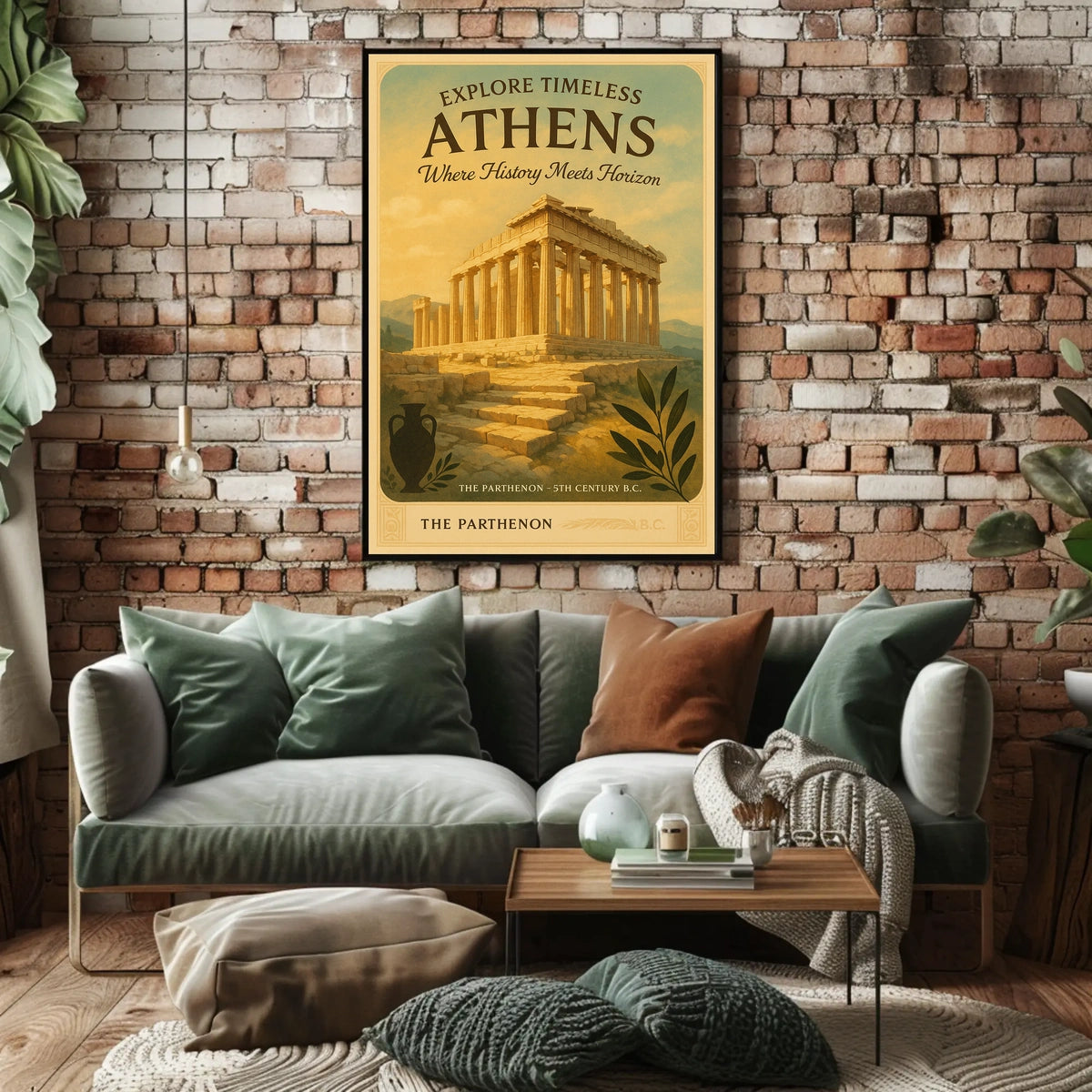 Explore Timeless Athens Poster