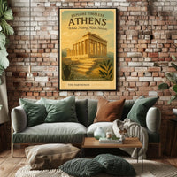 Explore Timeless Athens Poster