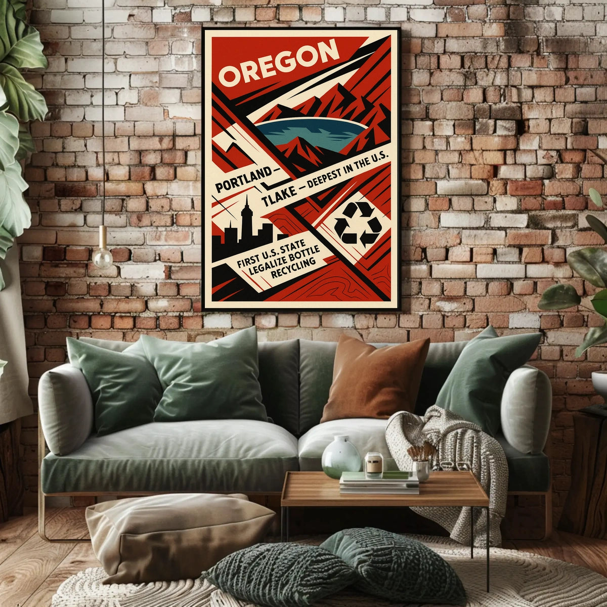 Oregon Highlights Poster