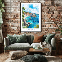Coastal Beauty of Croatia Poster PosterGoat