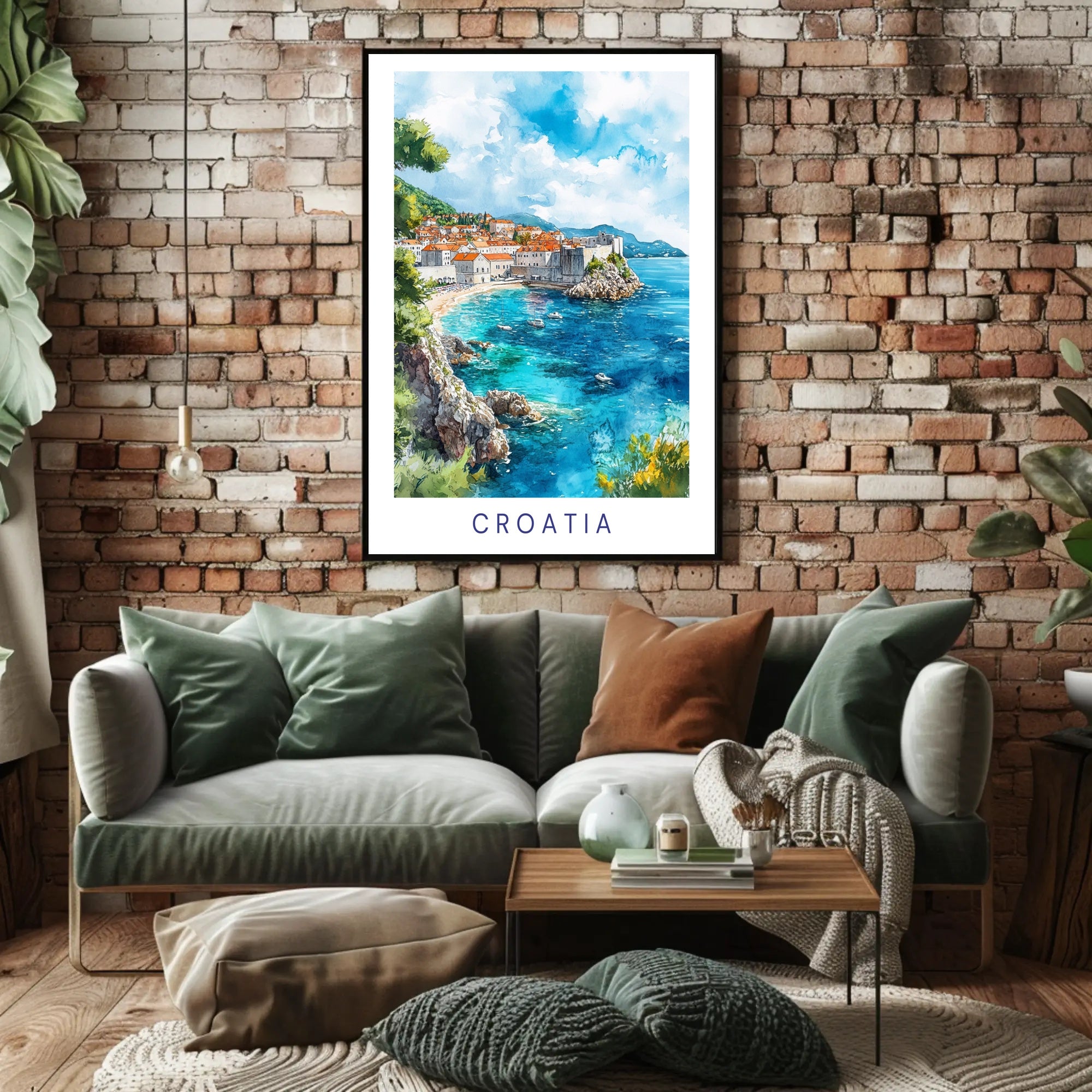 Coastal Beauty of Croatia Poster PosterGoat
