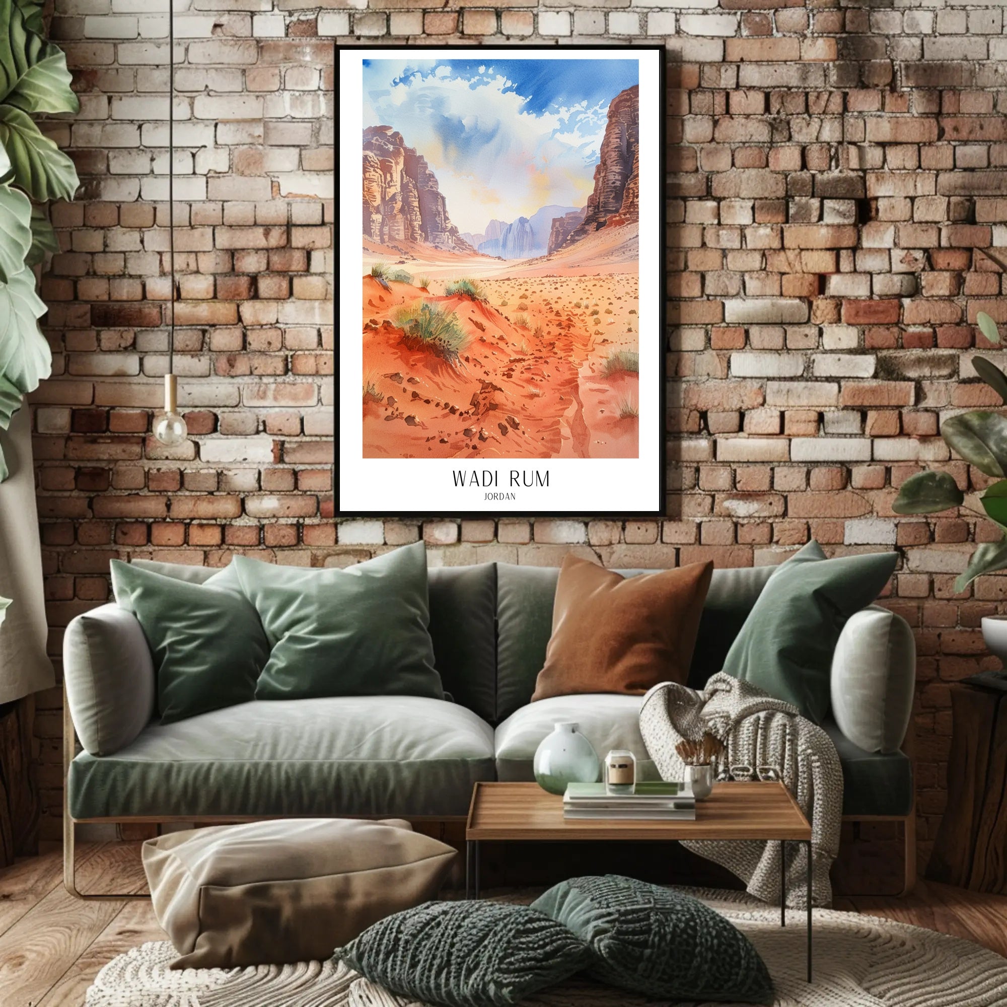 Wadi Rum Desert Adventure Art Travel Poster PosterGoat
