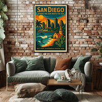 San Diego A Historical Coastal Gem Poster