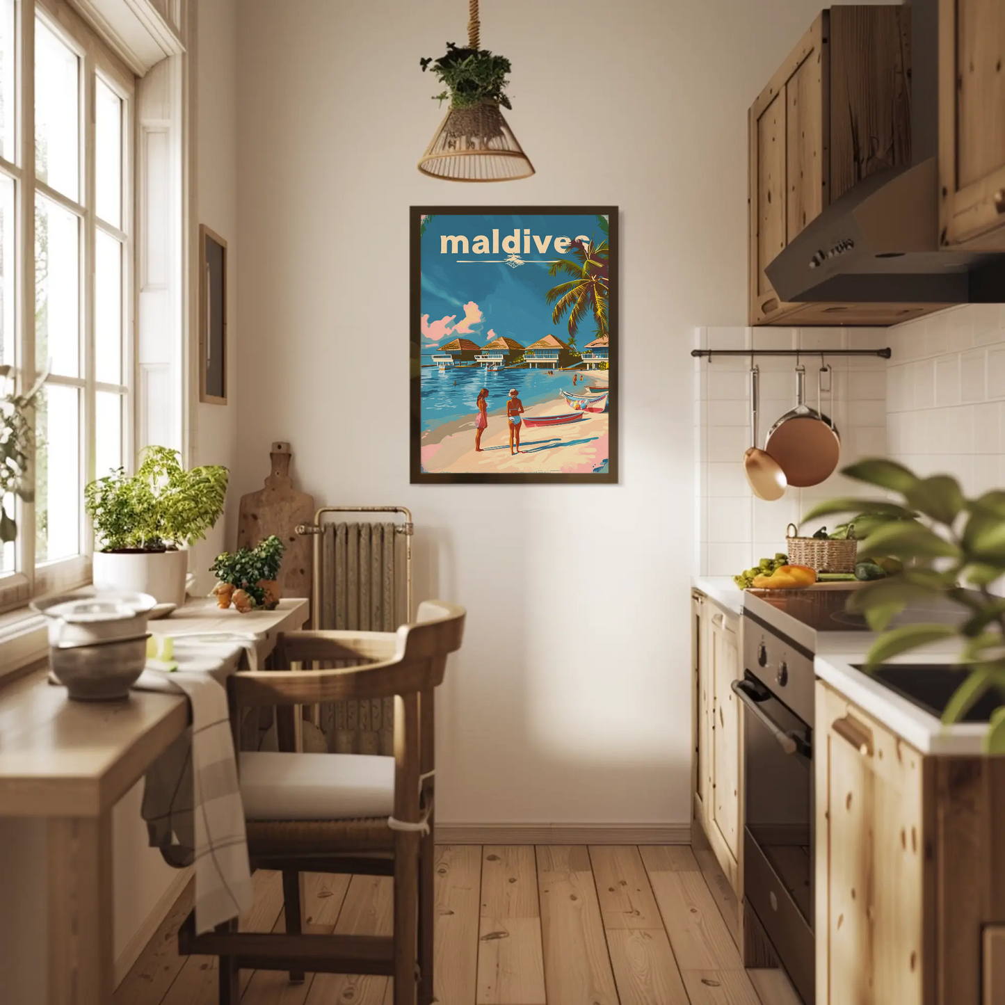 Maldives Tropical Paradise Poster