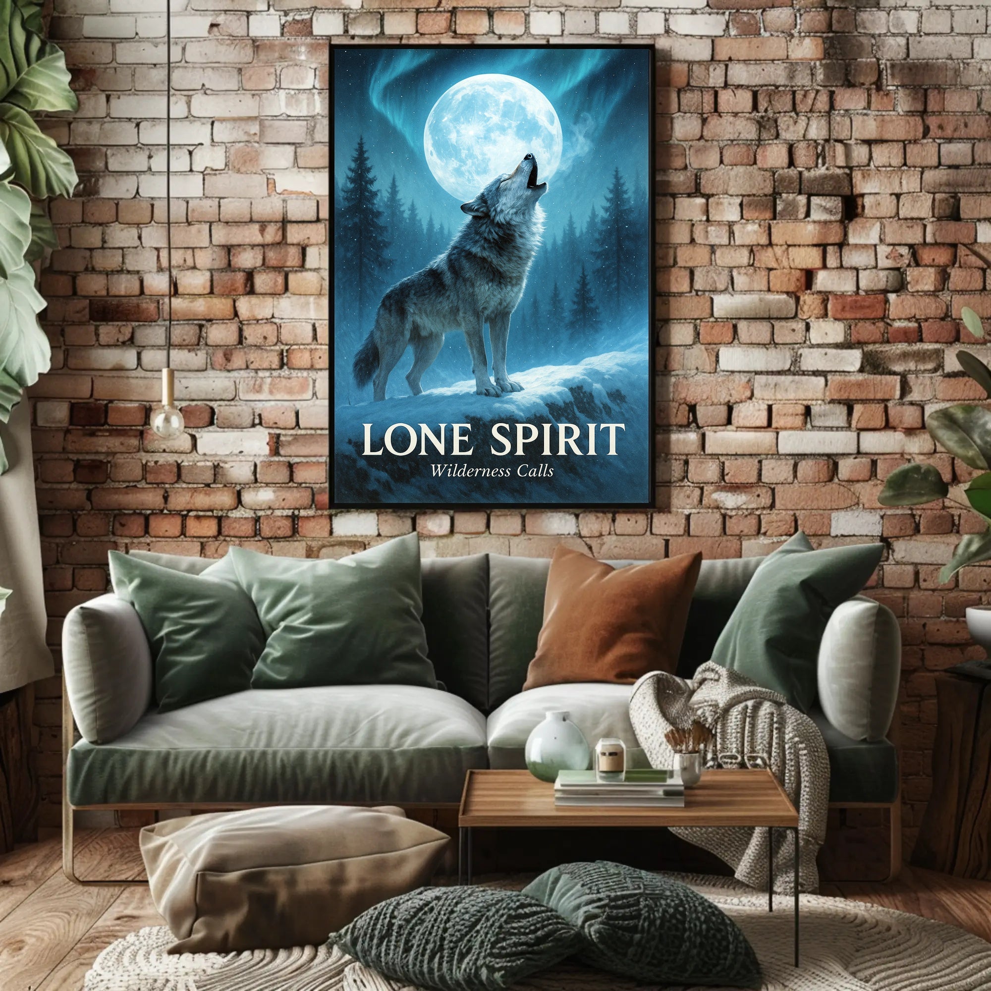 Lone Spirit Wilderness Calls Poster PosterGoat